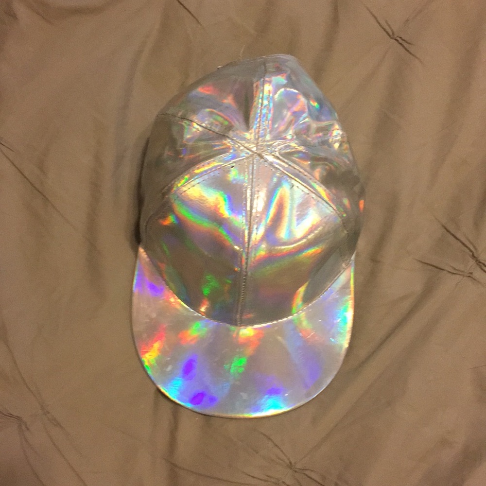 Fun iridescent baseball hat